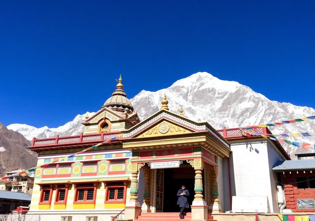 Badrinath, Uttarakhand — Mana village • Tapt Kund • Vishnu shrine